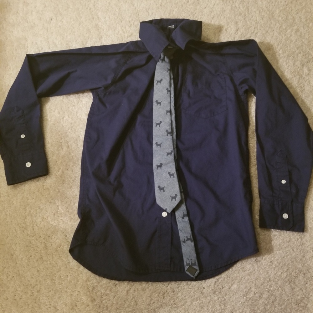 **Like New***Old Navy  Boys button down W/tie